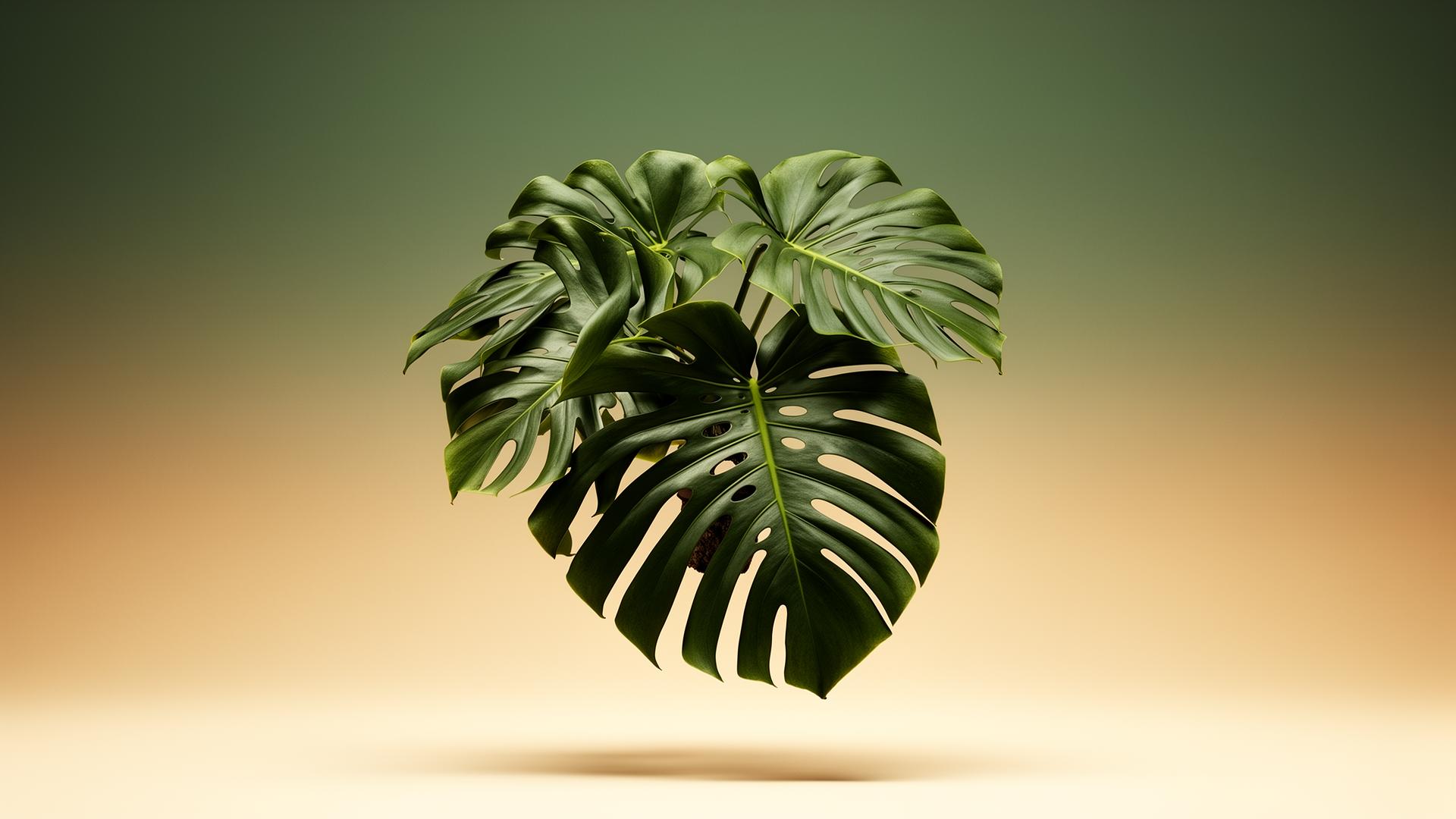 A specimen plant under quiet institutional light